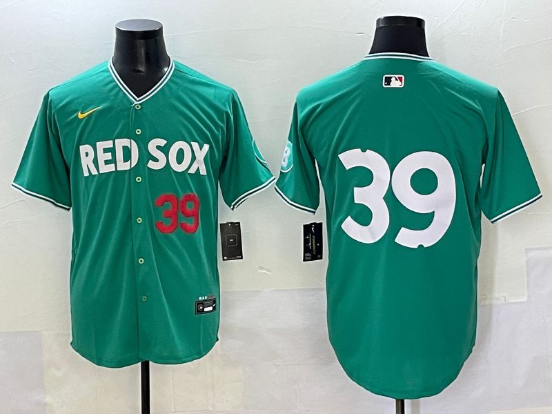 Men 2025 Boston Red Sox #39 No Name Dark Green Joint Name Nike MLB Jersey style 2->boston red sox->MLB Jersey